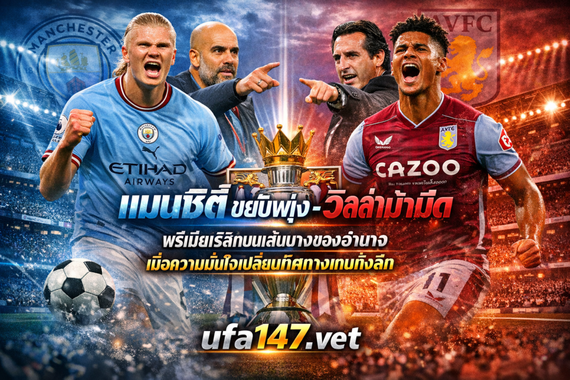 แมนซิตี้ ขยับพุ่ง-วิลล่าม้ามืด