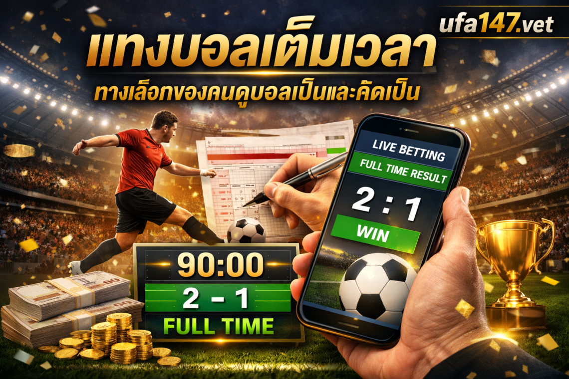 แทงบอลเต็มเวลา