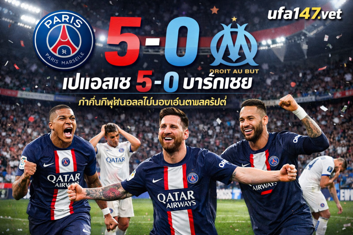 เปแอสเช 5-0 มาร์กเซย