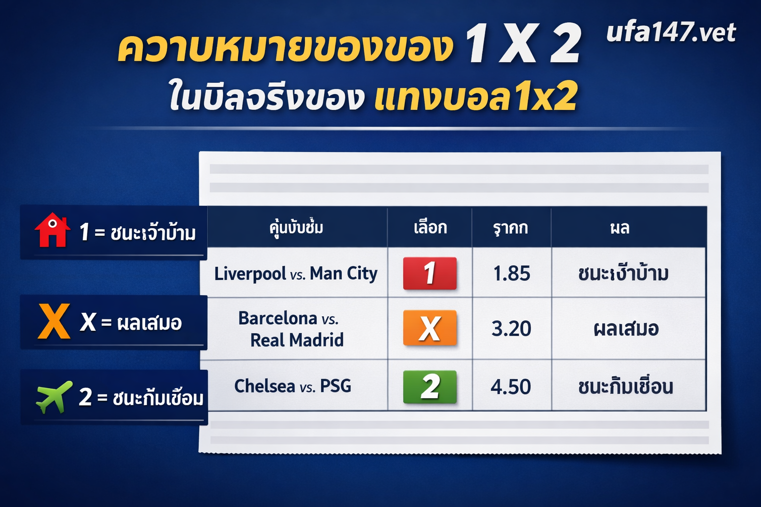 แทงบอล1×2